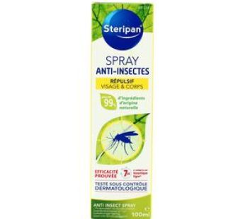 Steripan Spray anti insectes 7h, 100ml