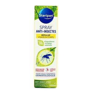 Steripan Spray anti insectes 7h, 100ml