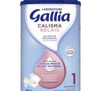 Gallia Lait bébé en poudre Calisma Relais 1er âge, 0-6 mois, 830g