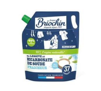 Briochin Recharge Lessive au Bicarbonate de soude Fraicheur, 1,7L