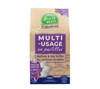 Bulle Verte Nettoyant Multi Usage en pastilles Ecologique, 6 Doses