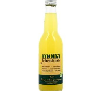 Mona Craft Soda Orange – Orange sanguine BIO, 33cl