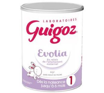 Guigoz Lait bébé en poudre Evolia 1er âge, 0-6 mois, 800g